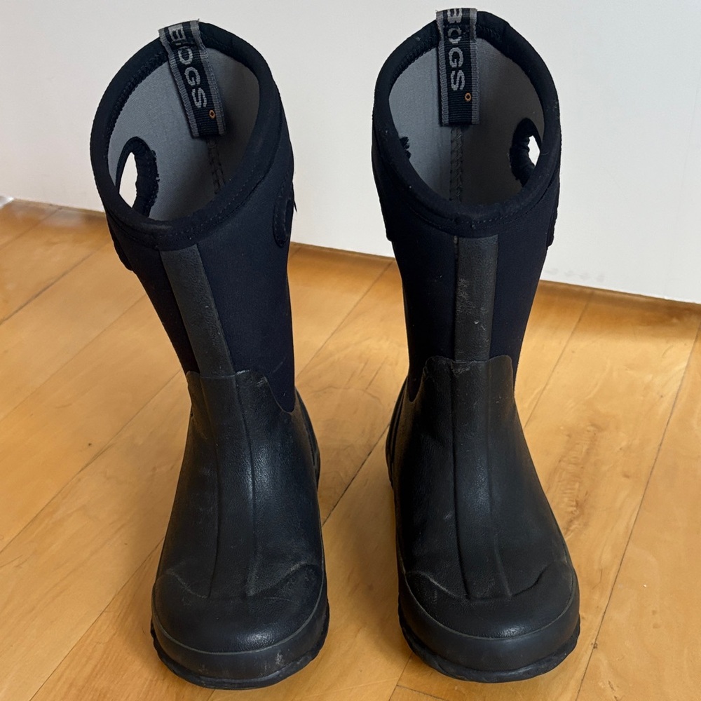 Bogs Black Kids Boots